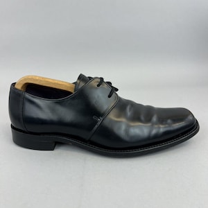 Loake Titan zwarte leren oxford schoenen (EU41,5 UK7,5 F)