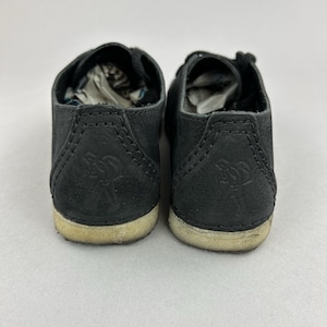 Clarks Originals Ashton Schwarze Leder Derby Flache Lässige Boho Wanderschuhe UK 3,5 Bild 4