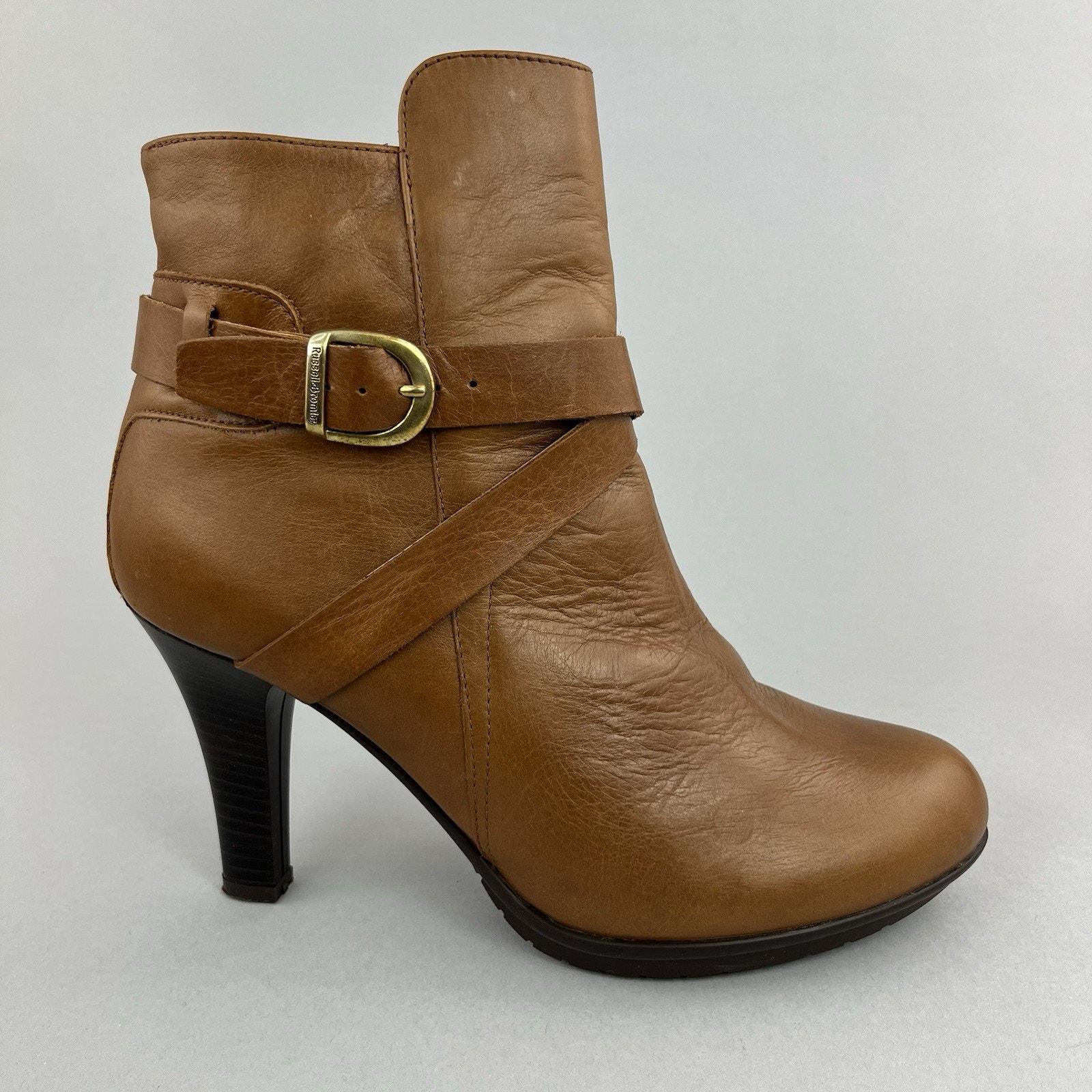 10 1/2 Russell & Bromley brown boots Leather boots Russell & Bromley Beige size 39 EU in Leather  main image 3