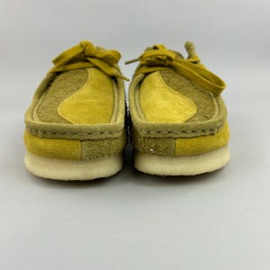 Zapatos Clarks Originals para hombre, talla UK 6.5, modelo Wallabee Olive Combi, mocasín náutico de ante. imagen 3