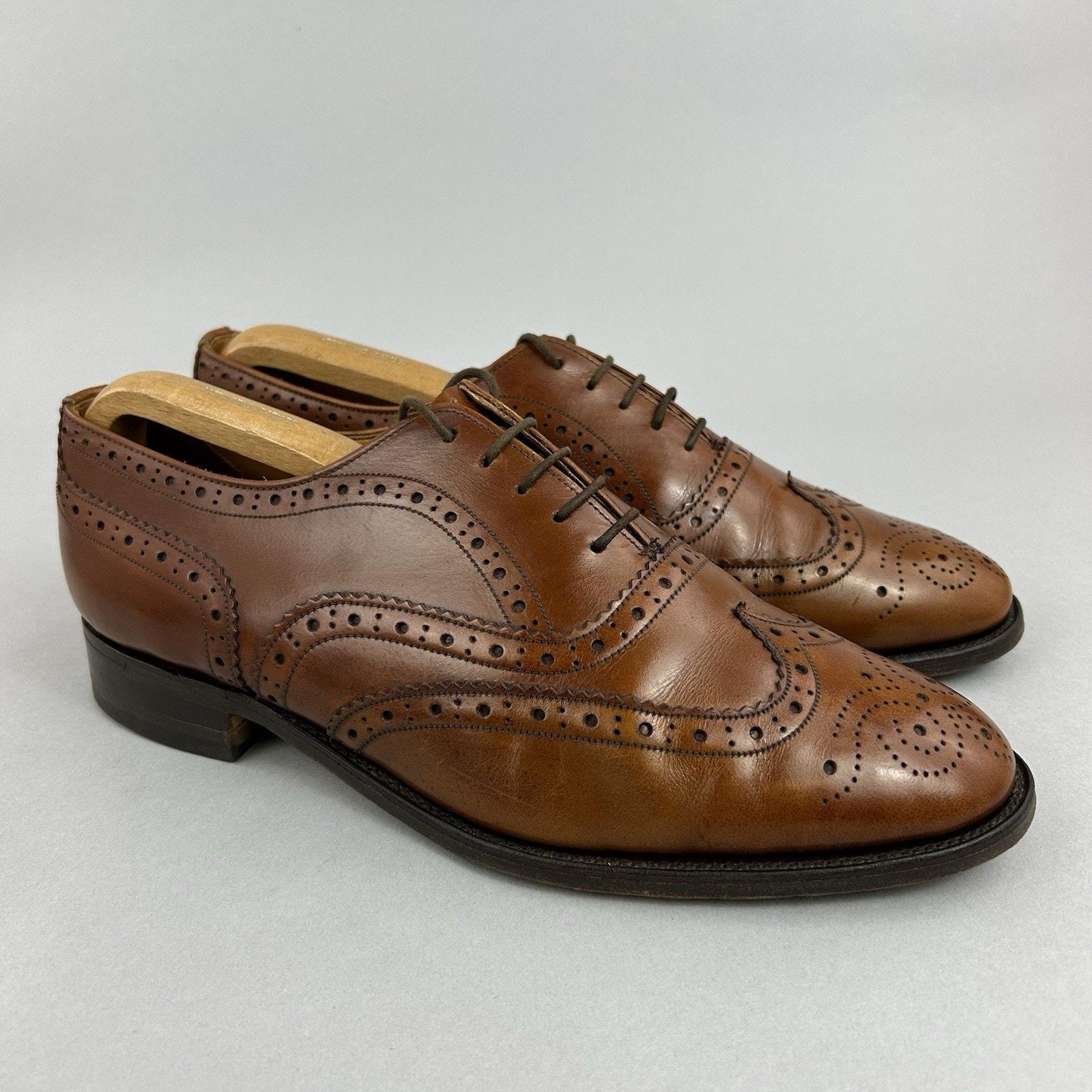 THE BRITISH ISLES COLLECTION LOAKE Leather vintage Wing Tip Shoes Mens size 8 VINTAGE BRITISH WALKERS MENS 9.5 LEATHER | Mercari main image 3