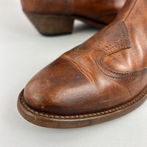 Golden Goose Boots Size EU41 UK8 Deluxe Brown Cowboy Western Chelsea Boho Bootie image 10