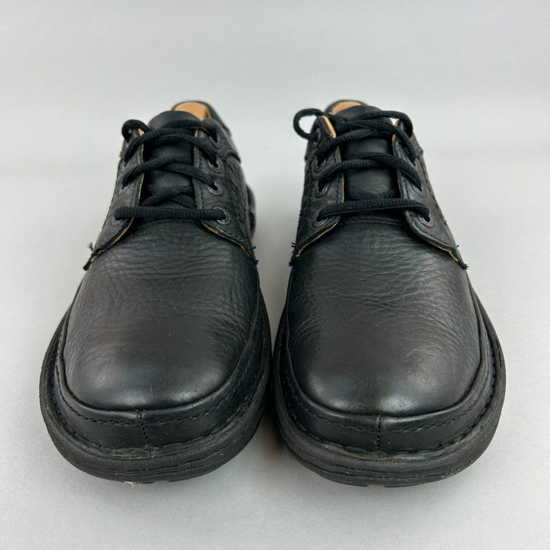 Scarpe Clarks taglia UK 8.5 in pelle nera Nature Three Country Walking Active Air immagine 2