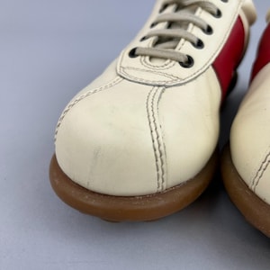 Camper Shoes Size EU36 UK3 Pelotas Ariel Cream Leather Bowling Sneaker Trainers image 11