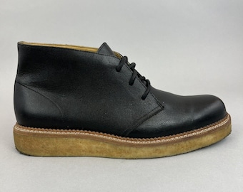 Clarks Originals Beckery Hill Black Leather Chukka Desert Dealer Boots EU43.5 UK9.5