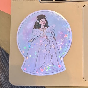 Labyrinth Holographic Sticker | Sarah Labyrinth | David Bowie Labyrinth | As the World Falls Down