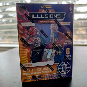 Caixa de cartão de basquete Blaster Panini Illusions 2021 lacrada rara