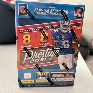 Caixa blaster de futebol Panini Prestige 2021
