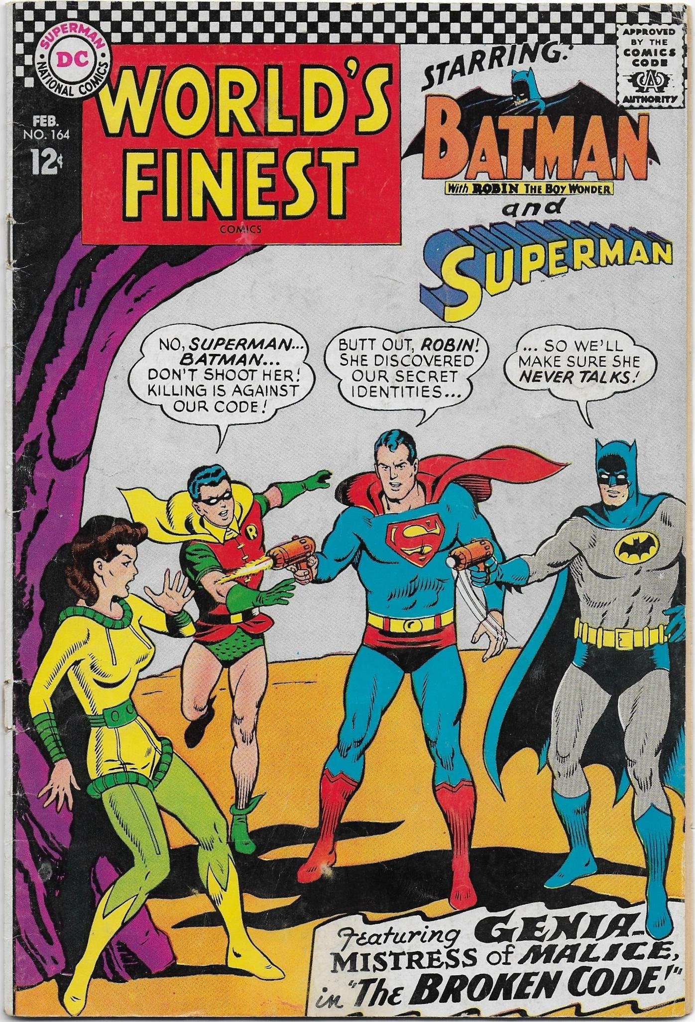 World's Finest 164 Silver Age Superman and Batman Comic - Etsy
