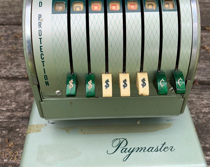Vintage Paymaster Check Writing Machine Series X550 Etsy