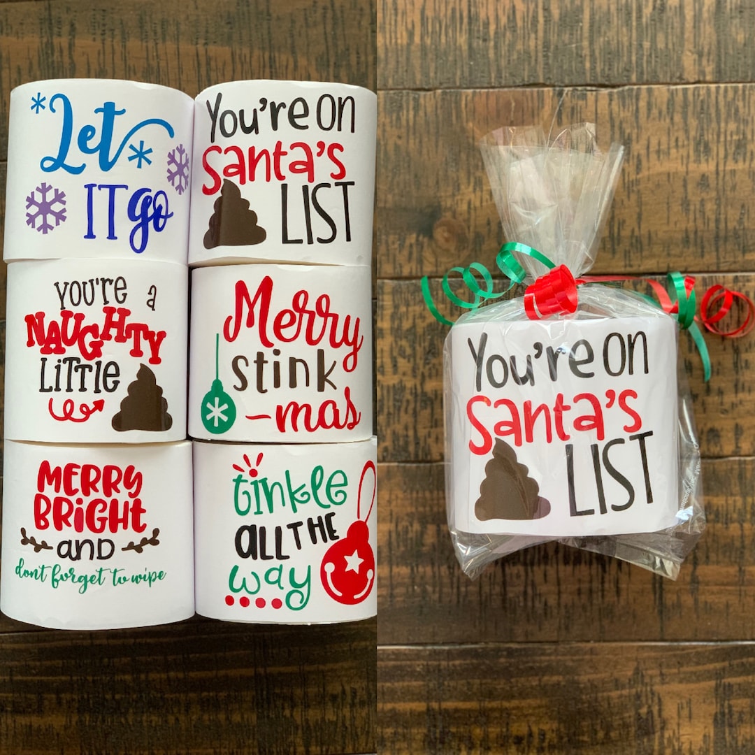 Christmas Toilet Paper Gag Gifts Designs