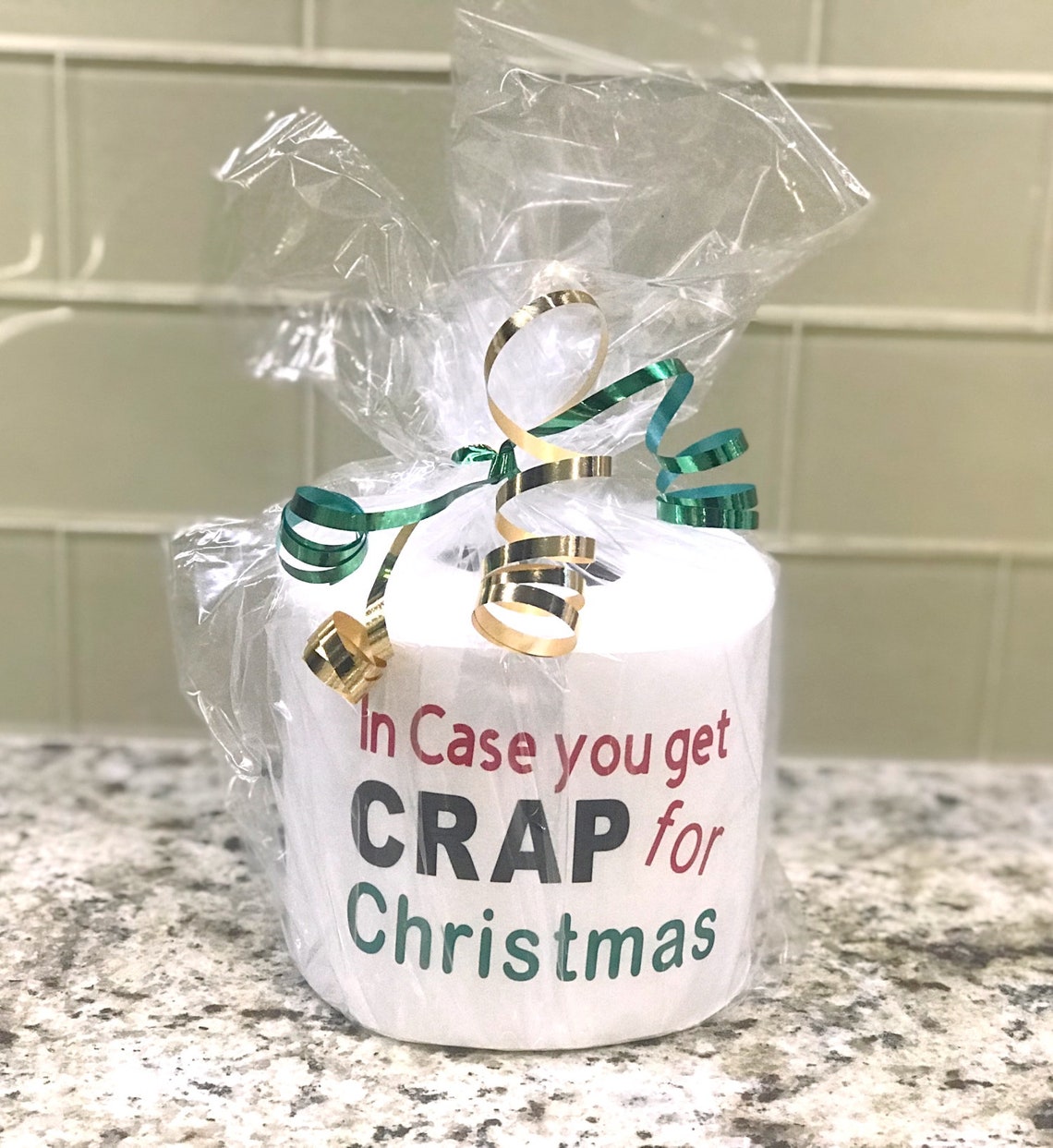 Toilet Paper Gag Gifts 10 Designs Christmas Gift Etsy