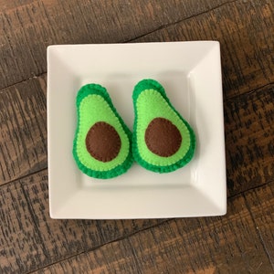 Felt Avocados - Pretend Play Kitchen Food -