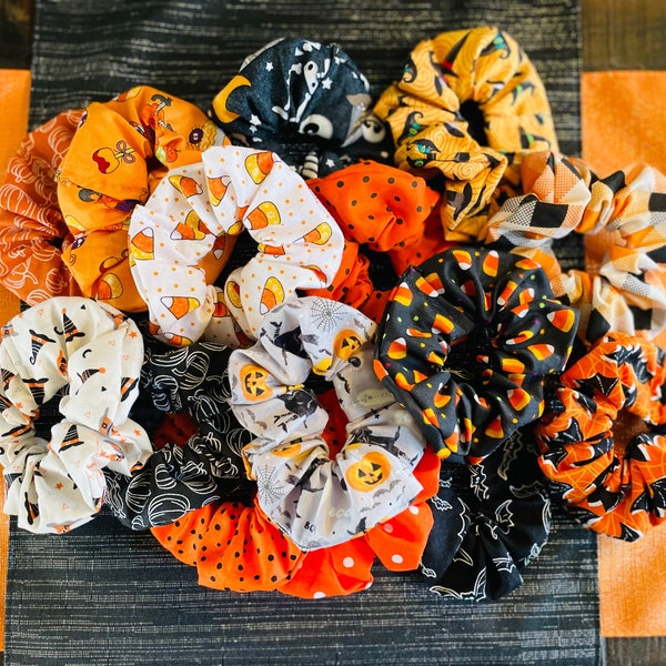 Halloween Scrunchies - Hair Accessories