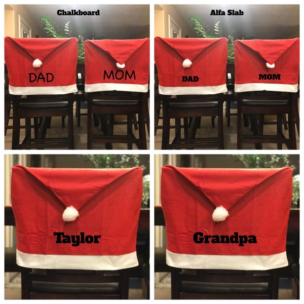 Christmas Chair Covers Etsy