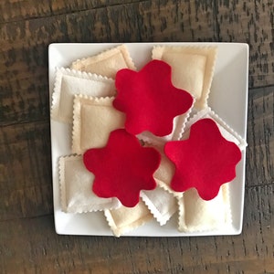 Ravioli Pasta Felt Pretend Play Food