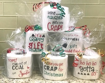 Funny Toilet Paper Gag Gift: Christmas White Elephant Exchange