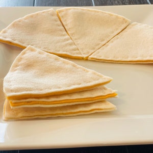 Quesadilla Felt Food - Pretend Play - Felt Food - Cheese