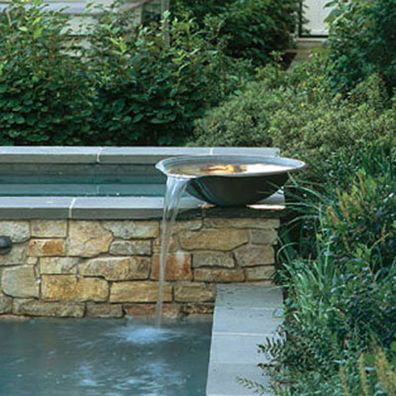 24 inch round 8 inch deep solid copper fountain bowl. Etsy