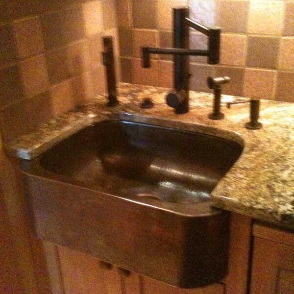 Copper Bar Sink Etsy