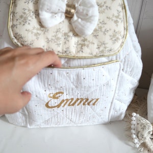 Sac à dos pour enfant/Sac personnalisable /Sac à dos pour fille/Sac à dos fabrication française/Gift made in France/Création française
