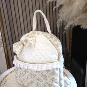 Sac à dos  / Sac en double gaze de coton /cadeau naissance/sac maternelle/Sac tissu Collette /Création française/Gift made in France