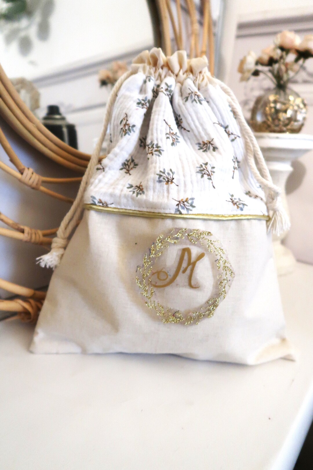 Two -Piece Set- Bouquet Front Pocket