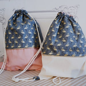 Sac à dos  /pochon doudou/sac multi-usage/sac cadeau/sac école/cadeau de Noël