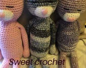 Amineko cat, crochet, amigurumi, handmade, soft toy, cat toy