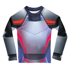 Kids Ultron Costume Shirt | Iron Man Awesome Friends Inspired Superhero Outfit | Cosplay Halloween Tee for Boys & Girls – Size Up