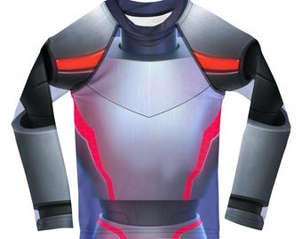 Kids Ultron Costume Shirt | Iron Man Awesome Friends Inspired Superhero Outfit | Cosplay Halloween Tee for Boys & Girls – Size Up