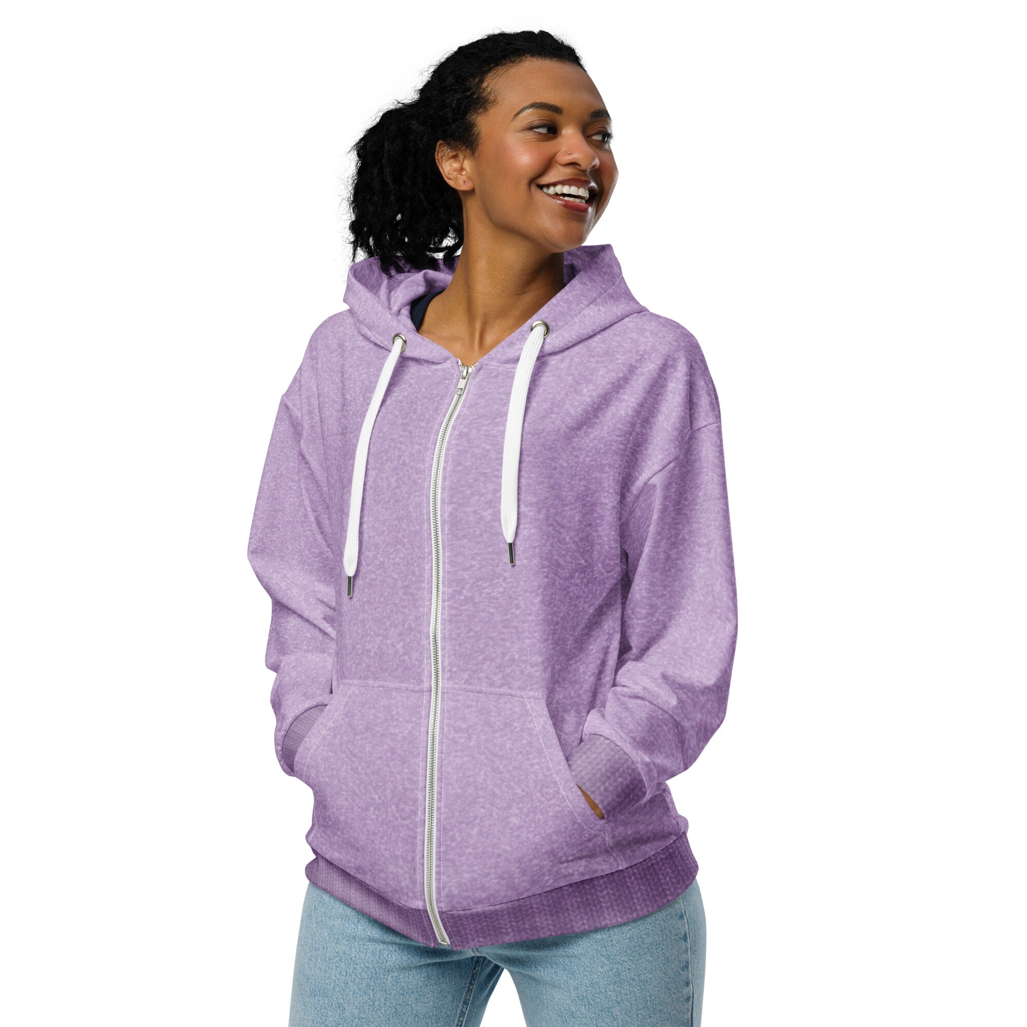 Purple Zip Hoodie Embarrassment Style Costume Inspired by Inside 