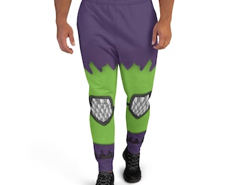Men&#39;s Gobby Style Joggers Costume Pants inspired by Spidey and his Amazing Friends Green Goblin adult dad