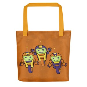 Zola Hydrabots Style Trick or Treat bag inspired by Spidey Amazing Friends hydra-bot halloween tote bag