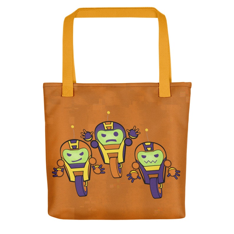 Zola Hydrabots Style Trick or Treat bag inspired by Spidey Amazing Friends hydra-bot halloween tote bag