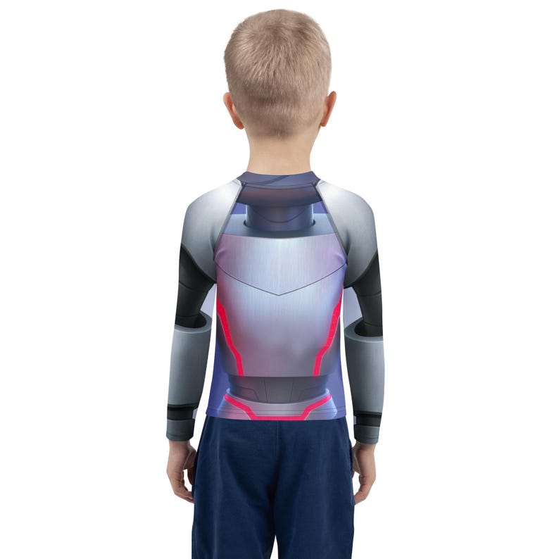 Kids Ultron Costume Shirt | Iron Man Awesome Friends Inspired Superhero Outfit | Cosplay Halloween Tee for Boys & Girls – Size Up