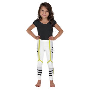 White Tiger style Kids Costume Leggings inspired by Spidey and his Amazing Friends girls toddler