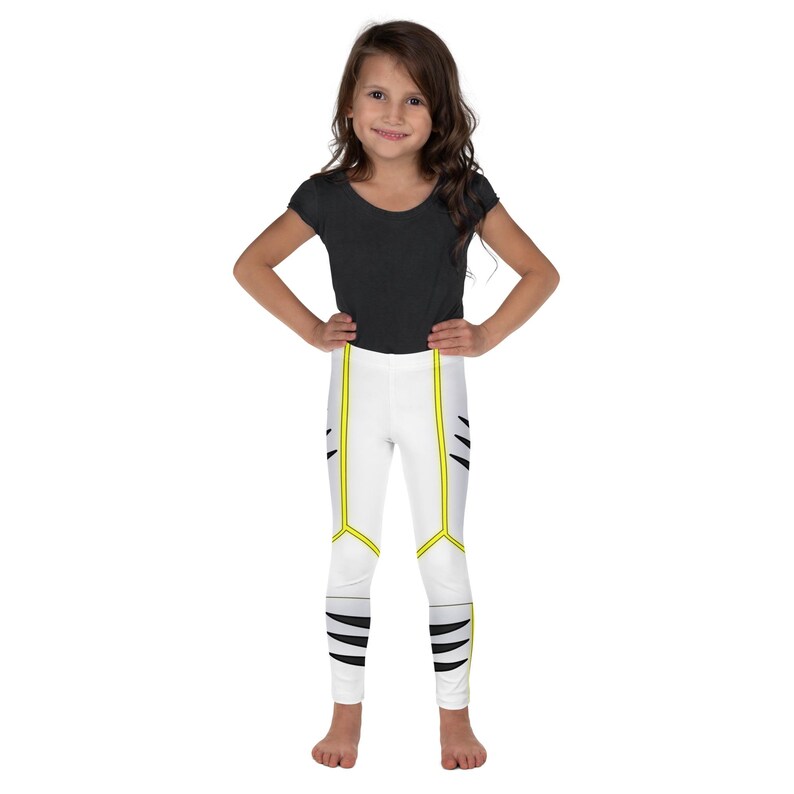 White Tiger style Kids Costume Leggings inspired by Spidey and his Amazing Friends girls toddler