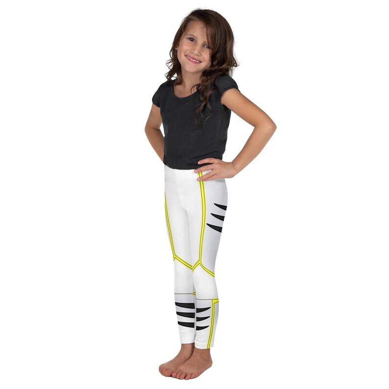 White Tiger style Kids Costume Leggings inspired by Spidey and his Amazing Friends girls toddler