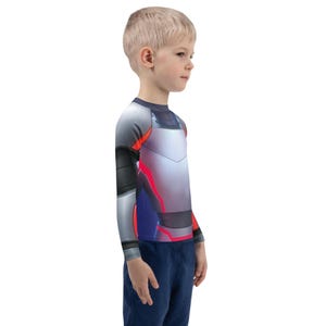 Kids Ultron Costume Shirt | Iron Man Awesome Friends Inspired Superhero Outfit | Cosplay Halloween Tee for Boys & Girls – Size Up