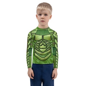 Green Goblin Inspired Kids Costume Shirt Spiderman