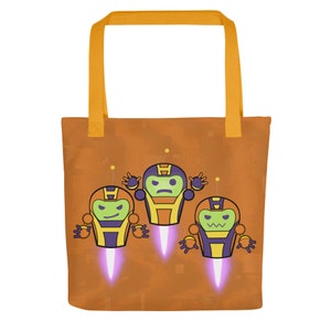 Zola Hydrabots Style Trick or Treat bag inspired by Spidey Amazing Friends hydra-bot halloween tote bag