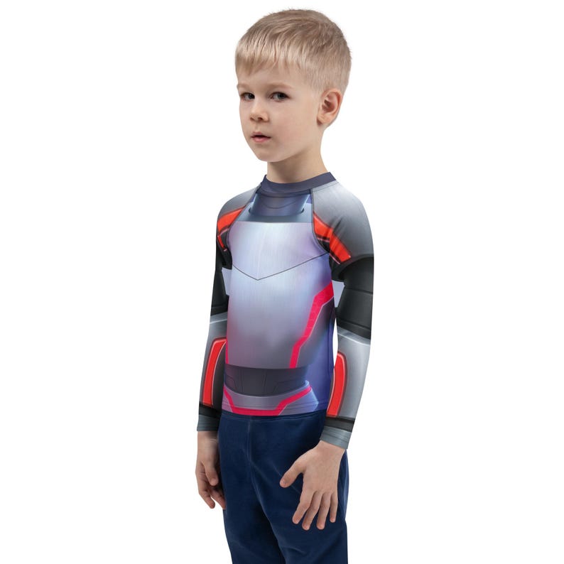 Kids Ultron Costume Shirt | Iron Man Awesome Friends Inspired Superhero Outfit | Cosplay Halloween Tee for Boys & Girls – Size Up