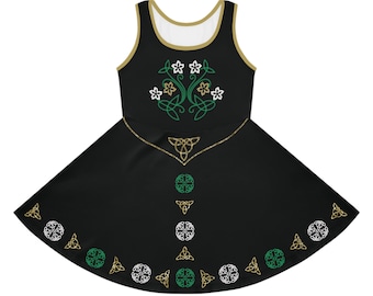 Toddler and Girls Irish Dance Costume Dress Inspired by American Girl Just Like You