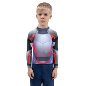 Kids Ultron Costume Shirt | Iron Man Awesome Friends Inspired Superhero Outfit | Cosplay Halloween Tee for Boys & Girls – Size Up