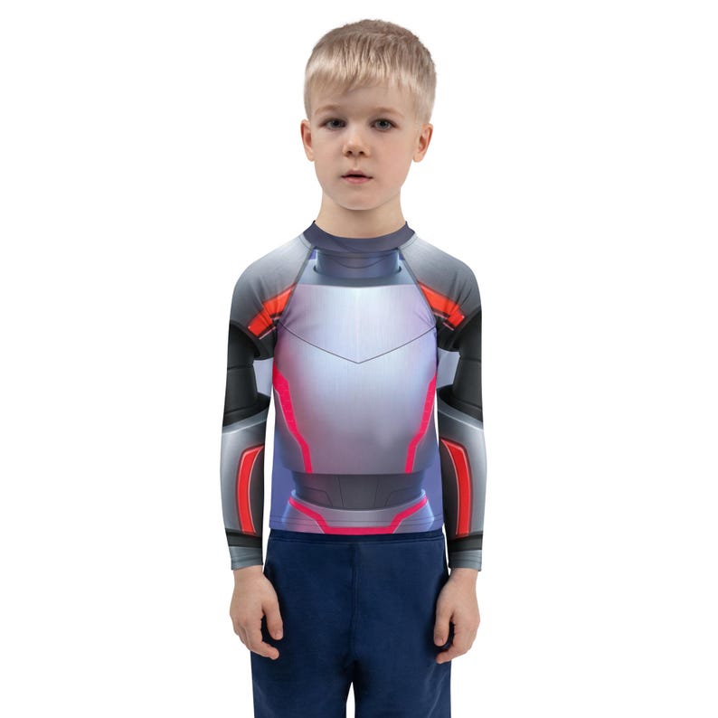 Kids Ultron Costume Shirt | Iron Man Awesome Friends Inspired Superhero Outfit | Cosplay Halloween Tee for Boys & Girls – Size Up
