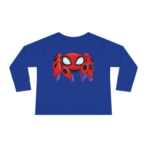 Toddler Spidey and Amazing Friends Inspired TRACE-E bot Long Sleeve Tee