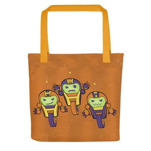 Zola Hydrabots Style Trick or Treat bag inspired by Spidey Amazing Friends hydra-bot halloween tote bag