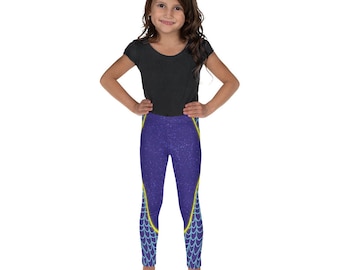 Toddler Girls Spider Gwen inspired Kid's Leggings - Spidey web spinners yellow version
