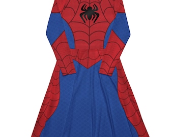 spider man skater dress Marvel Spider-Man Skater Dress GeekCore
